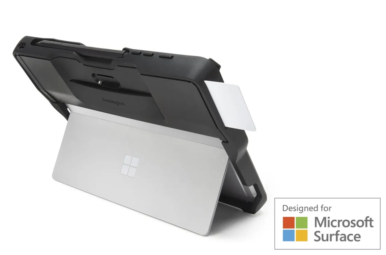 Hot Kensington BlackBelt™ Rugged Case with Integrated Smart Card Reader (CAC) Reader for Surface™ Go