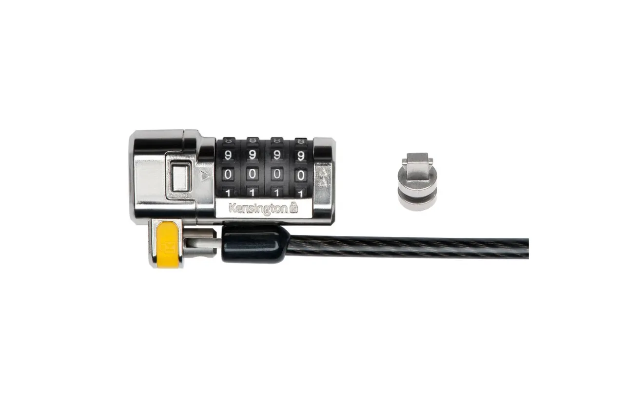 Clearance Kensington ClickSafe® Combination Laptop Lock for Wedge-Shaped Security Slot