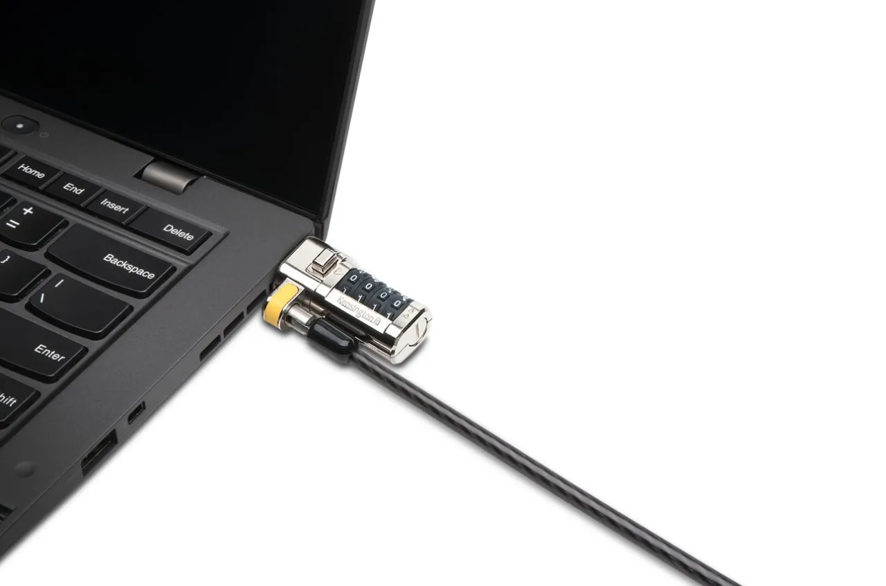 Clearance Kensington ClickSafe® Combination Laptop Lock for Wedge-Shaped Security Slot