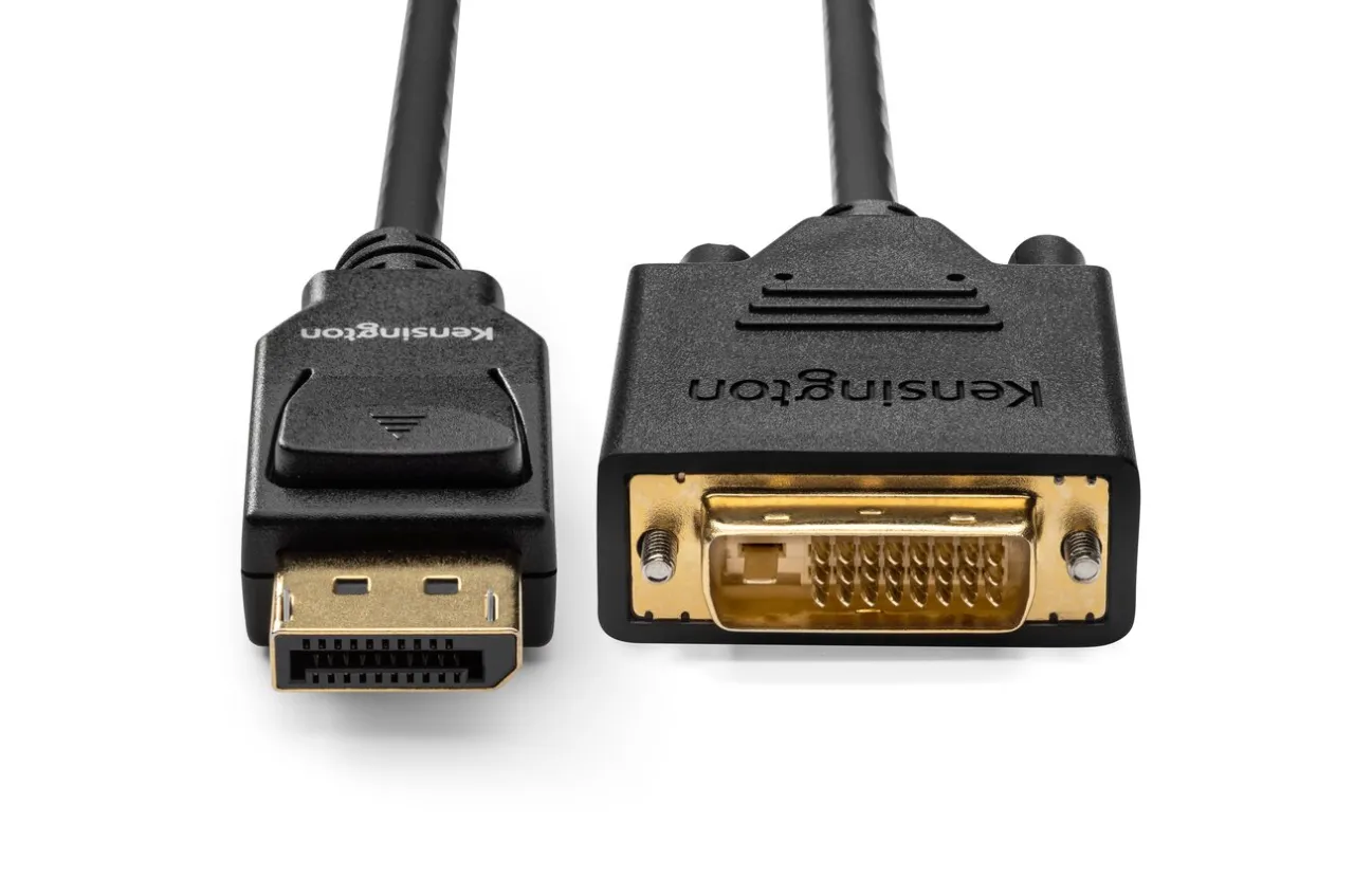 Flash Sale Kensington DisplayPort 1.1 (M) to DVI-D (M) Passive Unidirectional Cable, 6ft