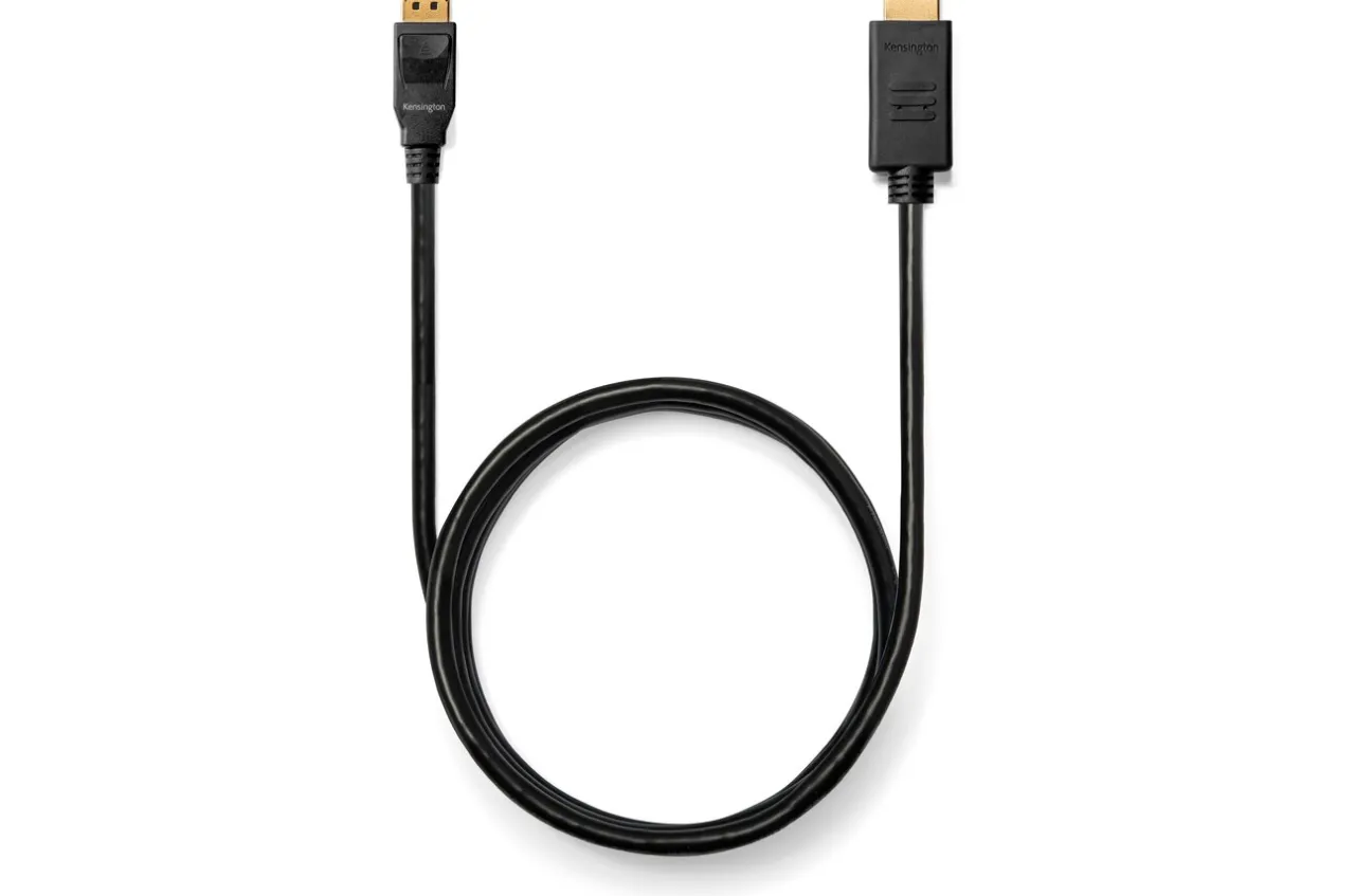 Best Sale Kensington DisplayPort 1.2 (M) to HDMI (M) Passive Unidirectional Cable, 6ft