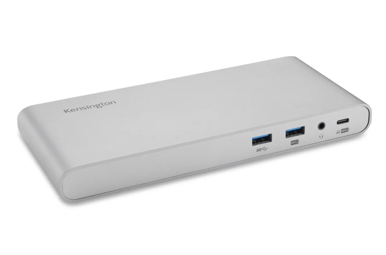 Clearance Kensington SD4810P USB-C® 5Gbps Triple Video Driverless Dock - Dual Power Option - DP++/HDMI/VGA - Windows