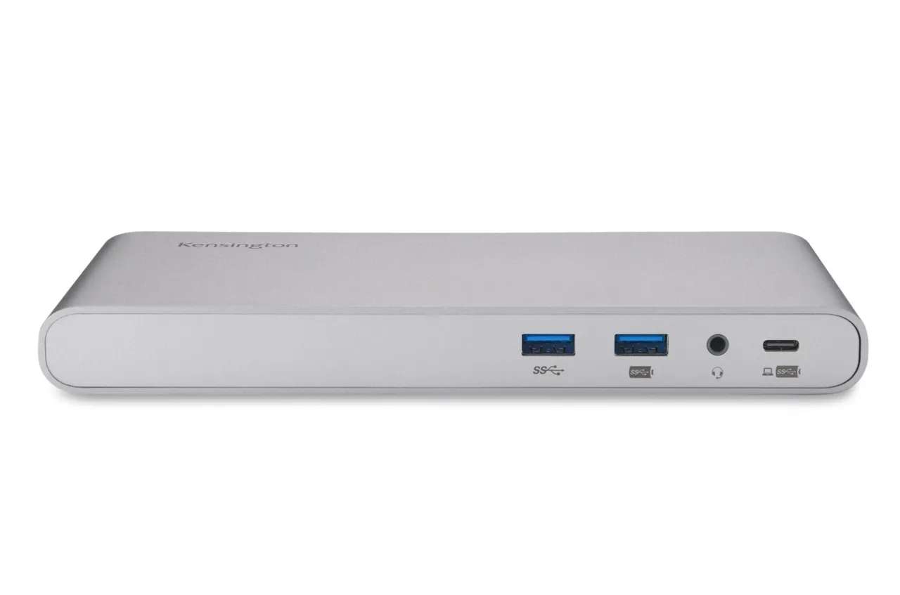 Clearance Kensington SD4810P USB-C® 5Gbps Triple Video Driverless Dock - Dual Power Option - DP++/HDMI/VGA - Windows