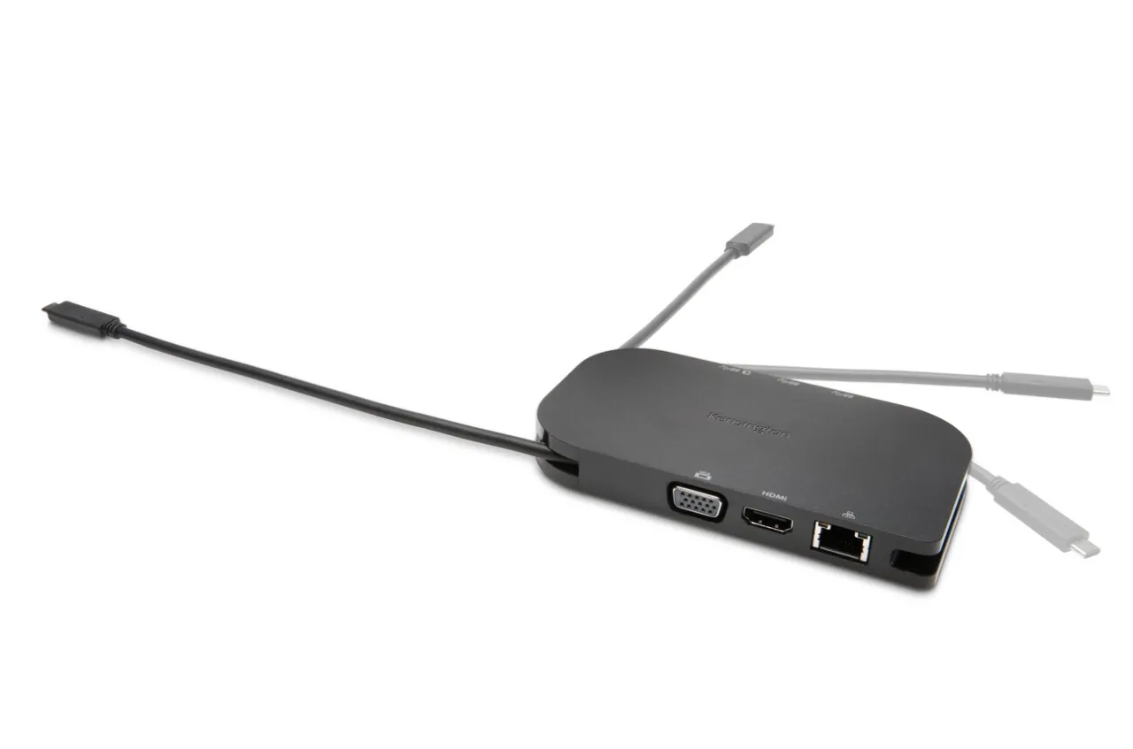 Best Kensington SD1610P USB-C Mini Mobile 4K Dock w/ Pass-Through Charging for Microsoft Surface Devices