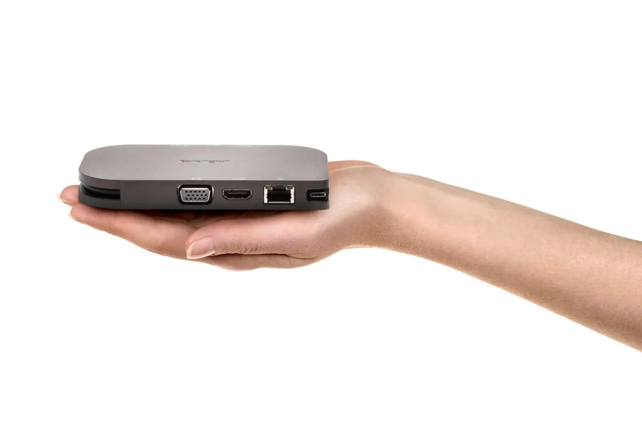Best Kensington SD1610P USB-C Mini Mobile 4K Dock w/ Pass-Through Charging for Microsoft Surface Devices